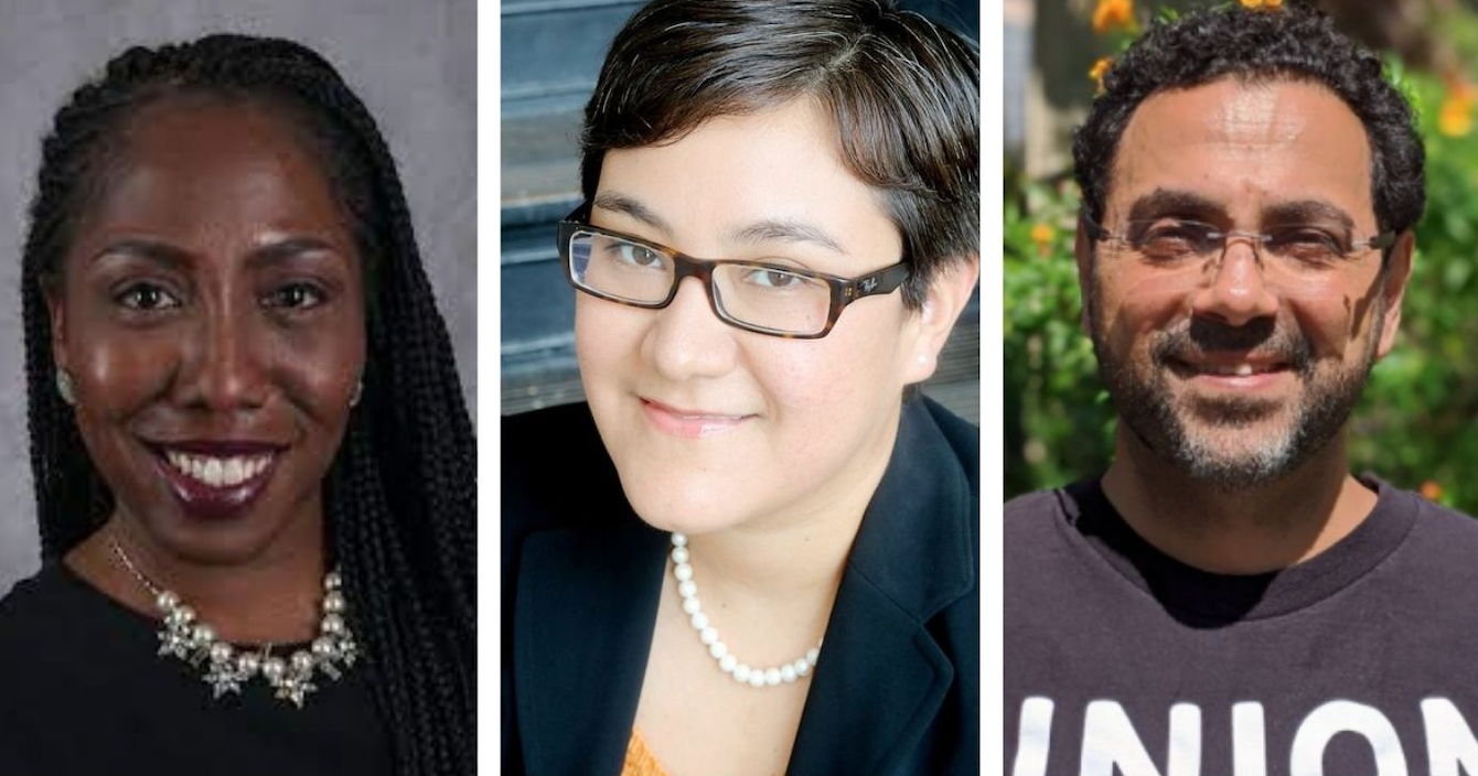 Headshots of Chrishelle, Frances, and Hany.