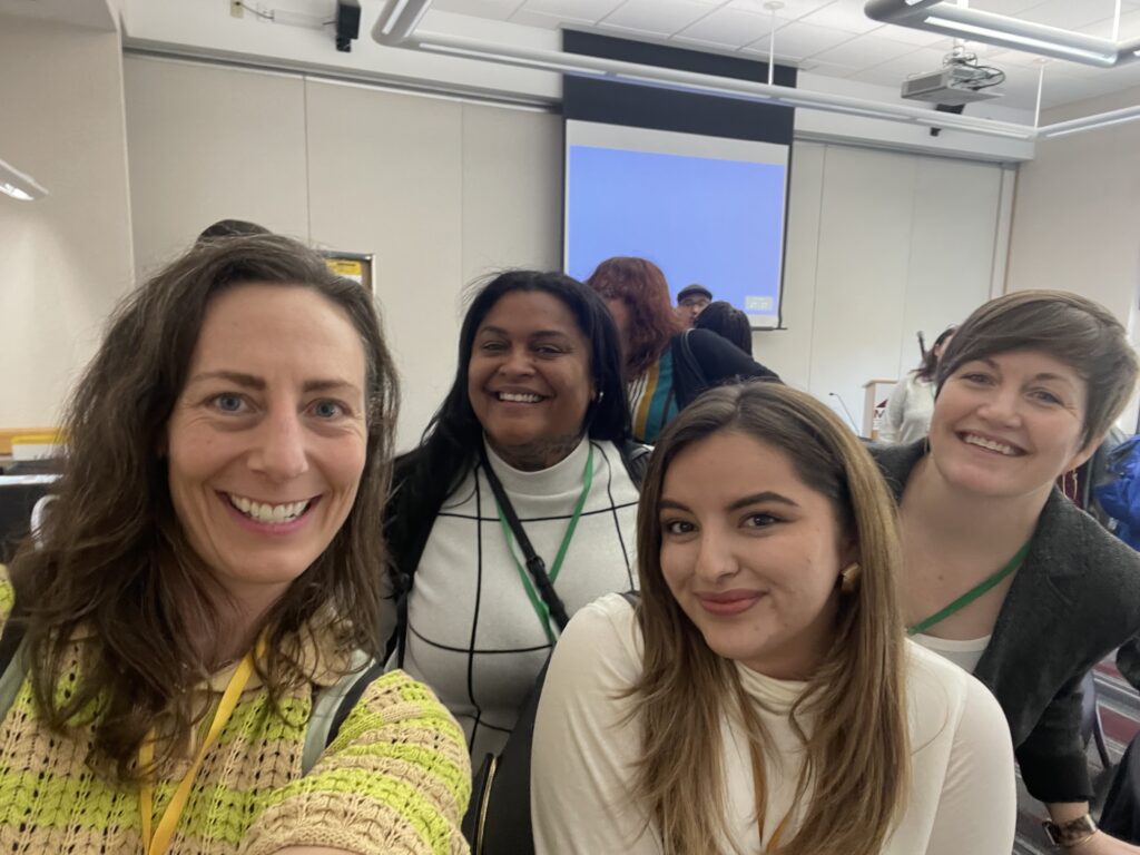 Lindsay Ryder of NFG, Juli Ray C. Joy of Black Joy Oregon, Monica Cerda Ortiz of CAPACES Leadership Institute and Erin Dysart of Meyer Memorial Trust